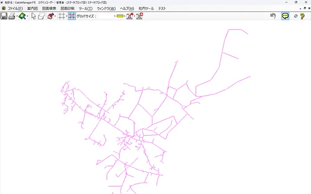 幹線ブロック図自動作成